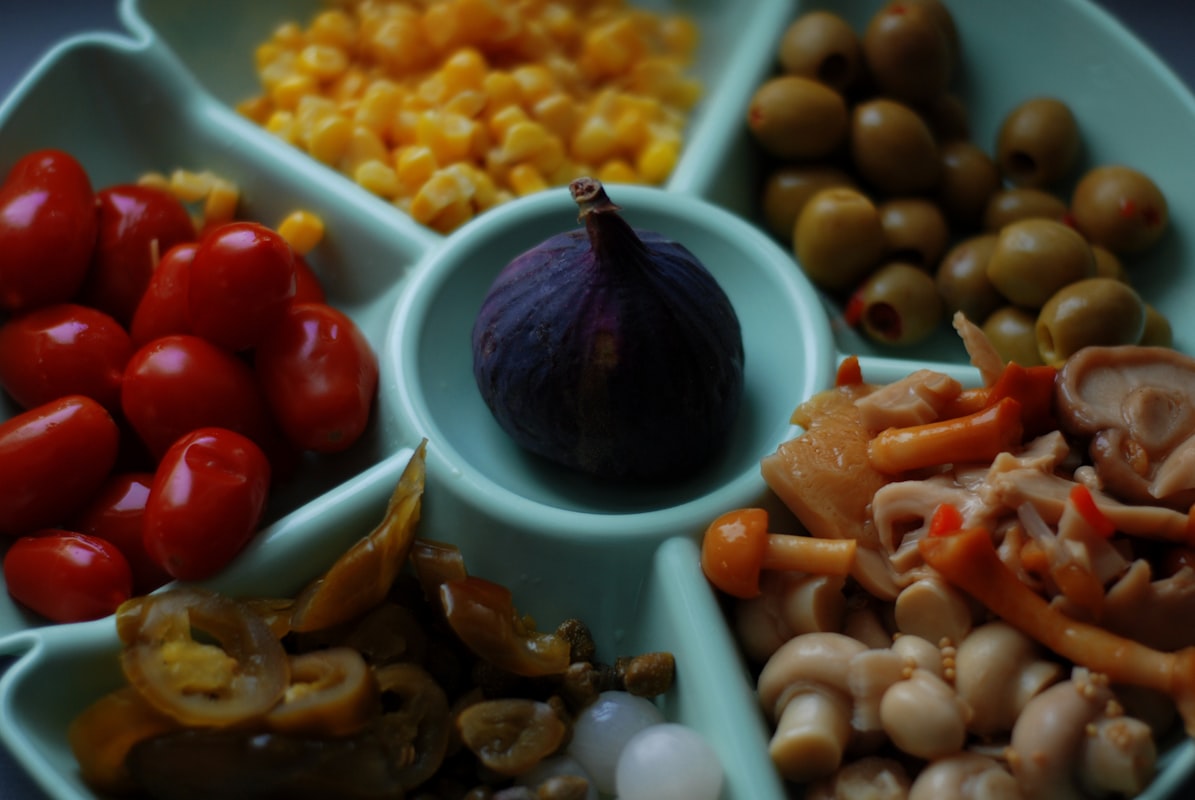 Hummus e verdure